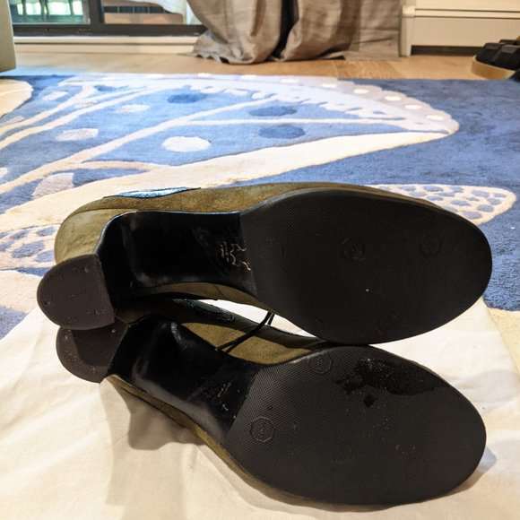 John Fluevog Miracles Lanciano in Olive Green- Women's size 9 - Picture 4 of 4